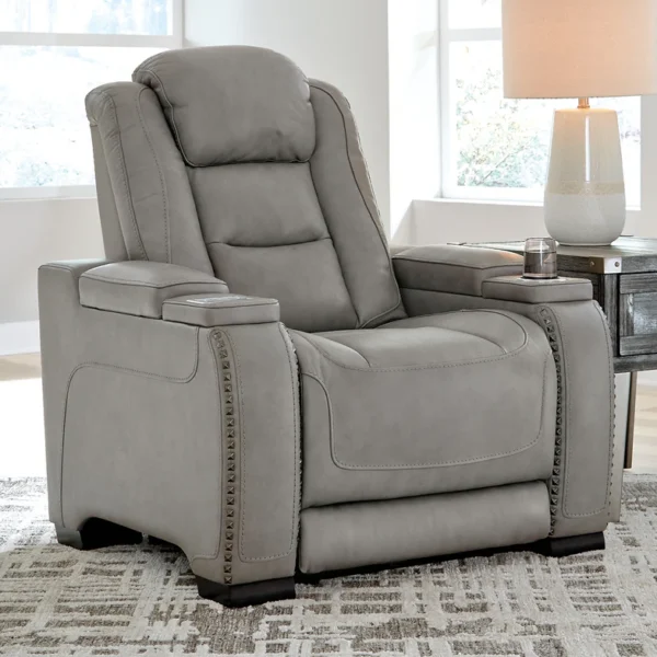 The Man-Den PWR Recliner/ADJ Headrest