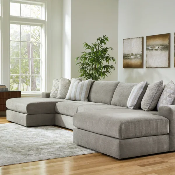Avaliyah 4-Piece Double Chaise Sectional