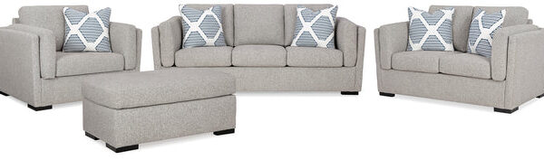Evansley Sofa, Loveseat, Chair and Ottoman