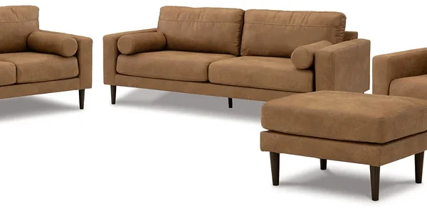 Telora Sofa, Loveseat, Chair and Ottoman