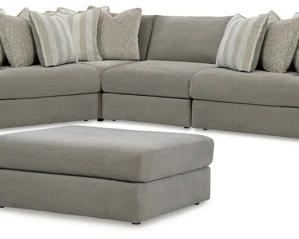 Avaliyah 4-Piece Sectional with Ottoman