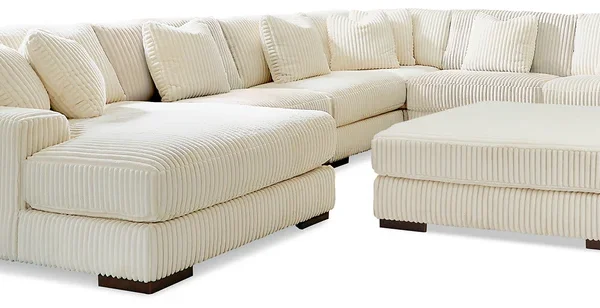 Lindyn 6-Piece Sectional with Ottoman