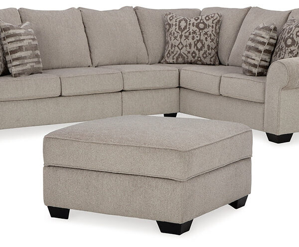 Claireah 3-Piece Sectional with Ottoman