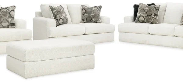 Karinne Sofa, Loveseat, Chair and Ottoman