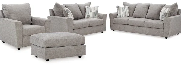 Stairatt Sofa, Loveseat, Chair and Ottoman