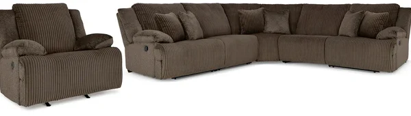 Top Tier 5-Piece Sectional with Recliner