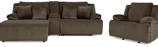 Top Tier Sofa and Recliner