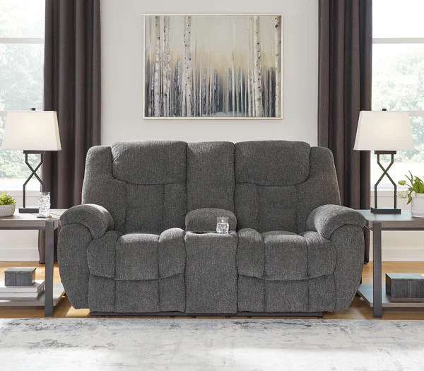 Foreside DBL Rec Loveseat w/Console