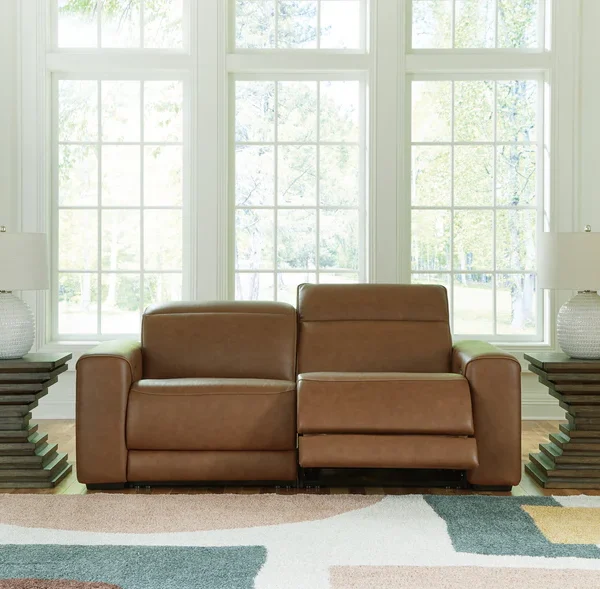 Magic Man 2-Piece Power Reclining Sectional Loveseat