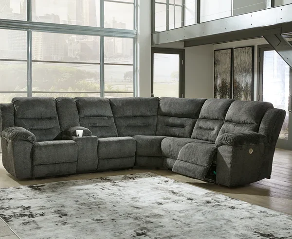 Nettington 3-Piece Power Reclining Sectional