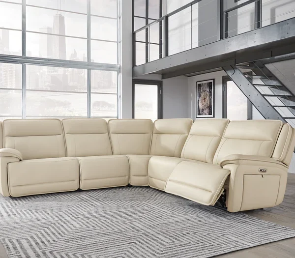 Double Deal 5-Piece Power Reclining Sectional