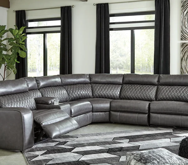 Samperstone 6-Piece Power Reclining Sectional