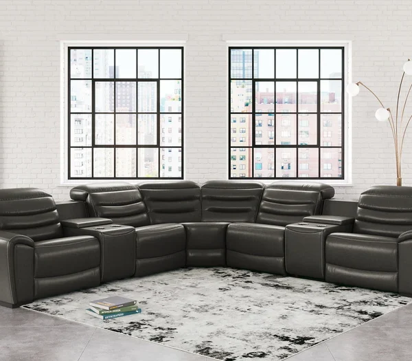 Center Line 7-Piece Power Reclining Sectional