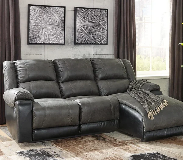 Nantahala 3-Piece Reclining Sectional with Chaise